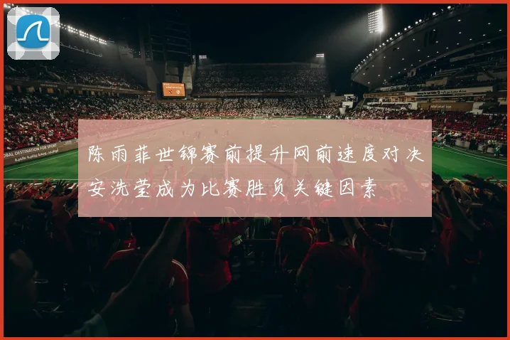 陈雨菲世锦赛前提升网前速度对决安洗莹成为比赛胜负关键因素